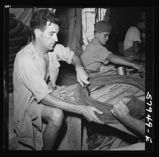 El Shatt, the United Nations Relief and Rehabilitation Administration's refugee camp for Yugoslavs