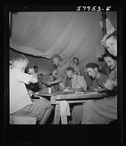 El Shatt, the United Nations Relief and Rehabilitation Administration's refugee camp for Yugoslavs
