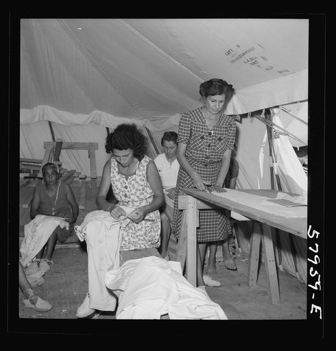 El Shatt, the United Nations Relief and Rehabilitation Administration's refugee camp for Yugoslavs