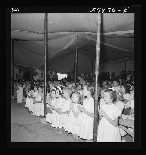 El Shatt, the United Nations Relief and Rehabilitation Administration's refugee camp for Yugoslavs
