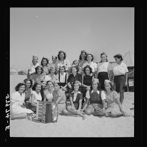 El Shatt, the United Nations Relief and Rehabilitation Administration's refugee camp for Yugoslavs