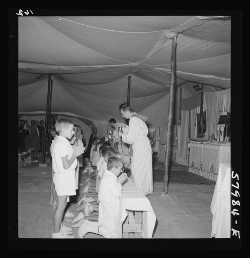 El Shatt, the United Nations Relief and Rehabilitation Administration's refugee camp for Yugoslavs