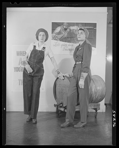 Safe clothes for women war workers