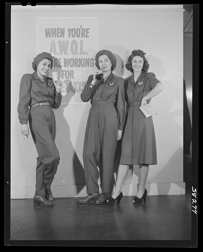 Safe clothes for women war workers