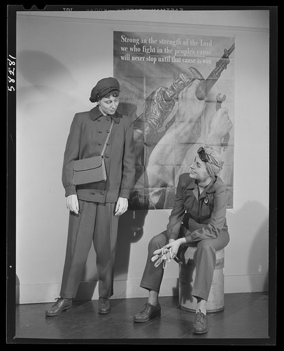 Safe clothes for women war workers