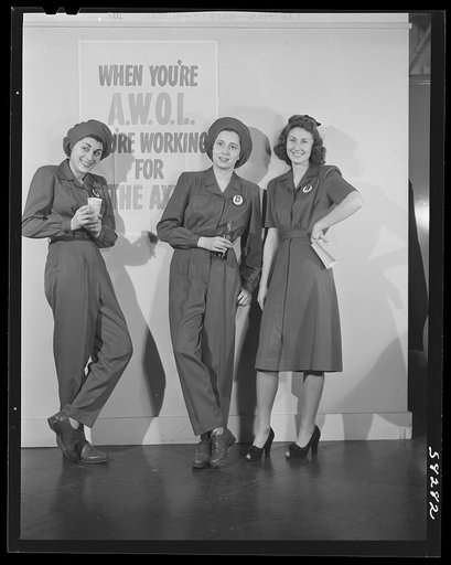 Safe clothes for women war workers