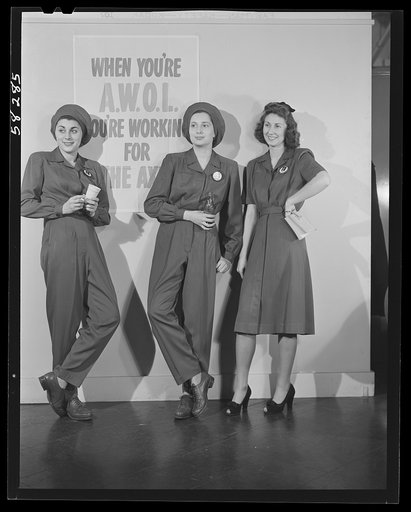 Safe clothes for women war workers