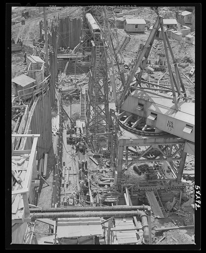 Fort Loudon [i.e., Loudoun] Dam, Tennessee. Tennessee Valley Authority (TVA)