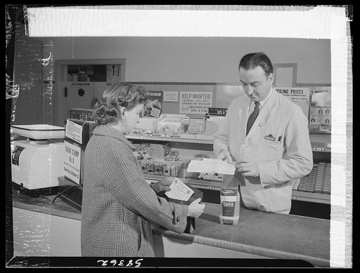 Demonstration of meat rationing plan