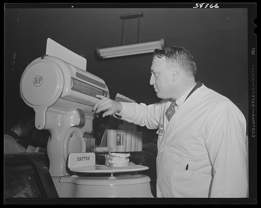 Demonstration of meat rationing plan
