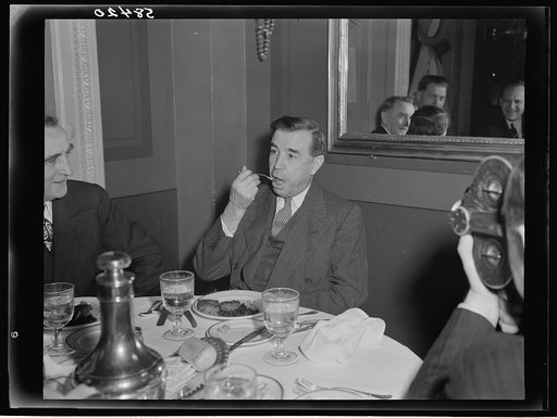 Luncheon of dehydrated foods served at the United States Senate restaurant
