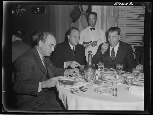 Luncheon of dehydrated foods served at the United States Senate restaurant