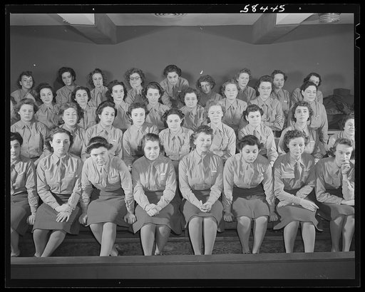 Aircraft Warning Service, New York, New York. Volunteer workers