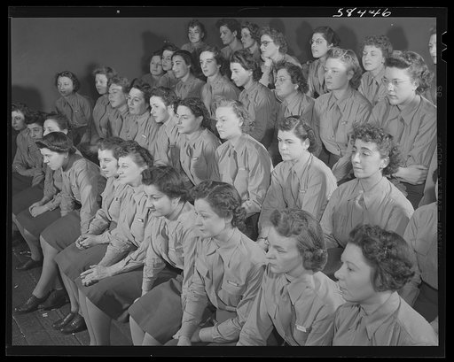 Aircraft Warning Service, New York, New York. Volunteer workers