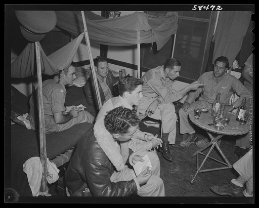 American flying squadron in India