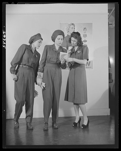 Safe clothes for woman war workers