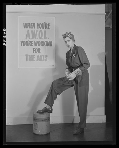Safe clothes for woman war workers