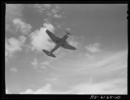 Nashville, Tennessee. A bomber during a special demonstration for the press. Vultee Aircraft Corporation plant