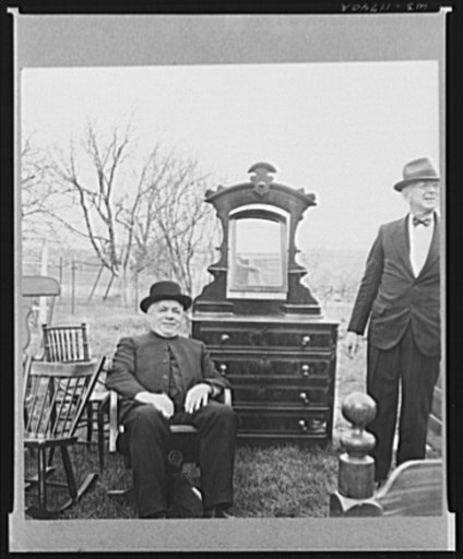 Lititz, Pennsylvania. Bidders at a public sale