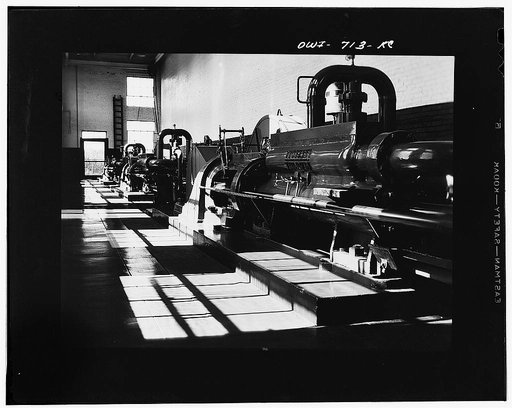 Tulsa, Oklahoma. Pump room at the Great Lakes pipeline station