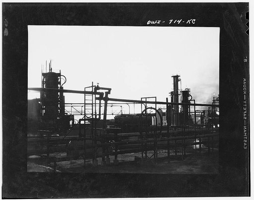 Borger, Texas. The Phillips refinery