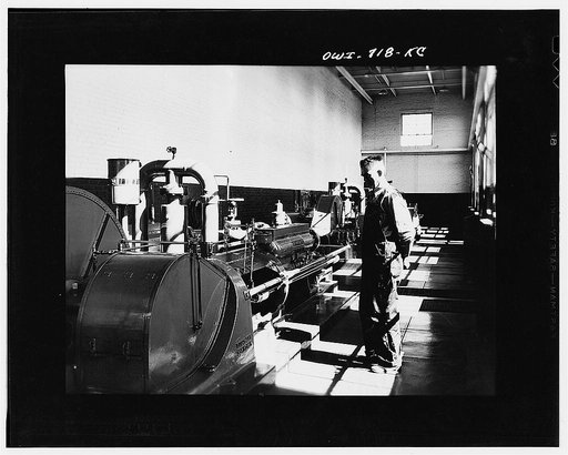 Tulsa, Oklahoma. Pump room at the Great Lakes pipeline station