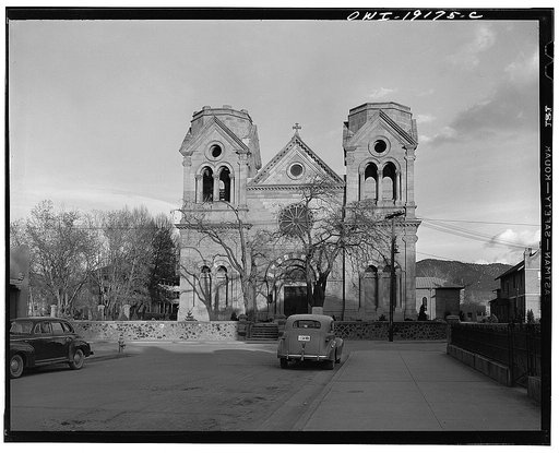 Santa Fe, New Mexico. Catholic cathedral