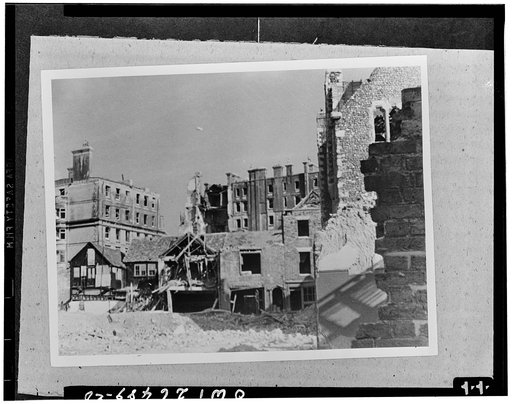 Dover, England. A scene from "Twenty-one Miles" produced by the British Army film unit and released by the Ministry of Information. The film shows how the town of Dover on the English coast, looks and lives today, with the enemy just across the channel, twenty-one miles away