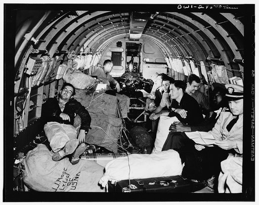 Weary seamen, often torpedoed but always looking forward to their next adventure in submarine-infested waters, are identified and investigated, then flown back by the Air Transport Command planes to pick up new ships and resume their hazardous course