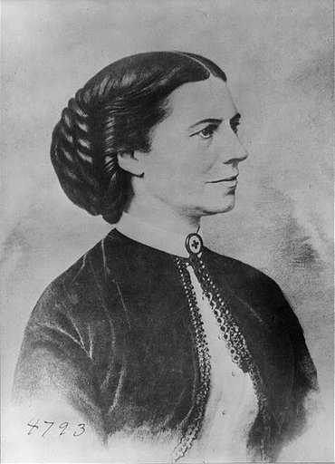 Clara Barton, (1821-1912) president of the American Red Cross from 1882 until 1904