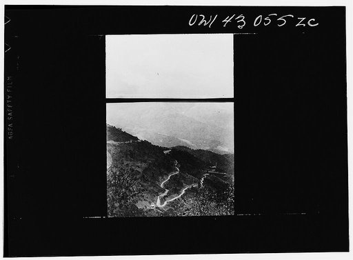 Public Health Service Investigation Commission to the China-Burma highway. A section of the Burma road
