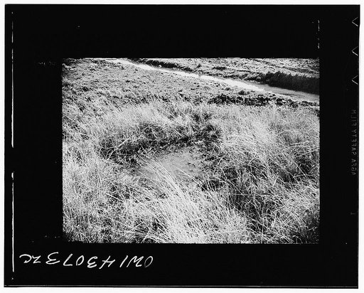 Public Health Service Investigation Commission to the China-Burma highway, Chefang (vicinity), China.  The edge of the Old Fort seepage area