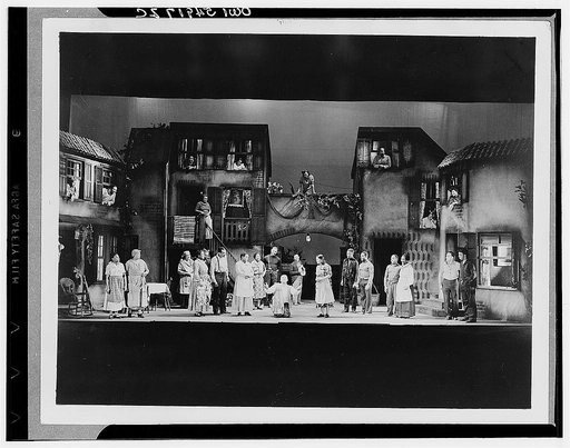 Scene from "Porgy and Bess," 1935-1936. Theater Guild production