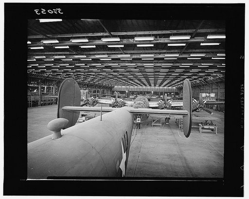 Miscellaneous collection of photographs of aircraft production