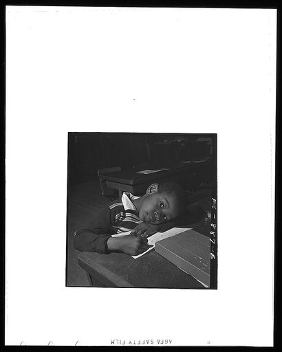 Washington, D.C. Pupil in a Negro grammar school