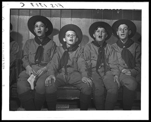 New Bedford, Massachusetts. Portuguese Boy Scout
