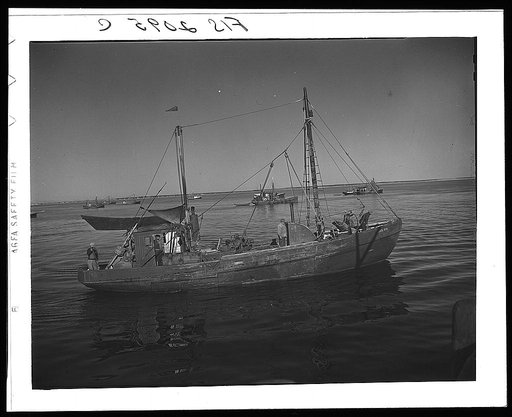 Provincetown, Massachusetts. Drag trawler in Provincetown harbor