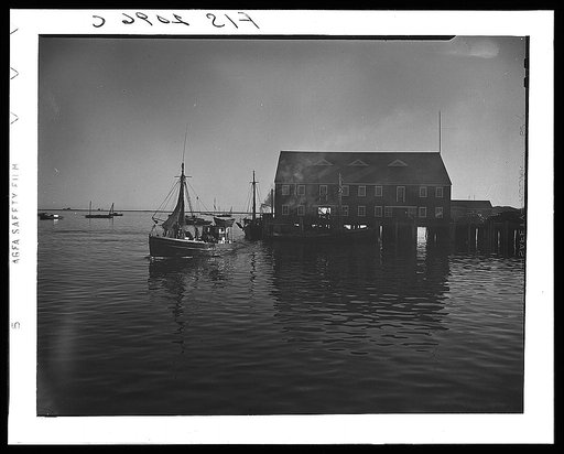 Provincetown, Massachusetts. The Frances and Marion, a Portuguese trawler, in the harbor