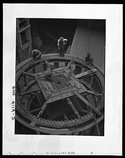 Cherokee Dam, Tennessee (Tennessee Valley Authority (TVA)). Installation of third 30,000 kilowatt generator at Cherokee Dam on the Holston River