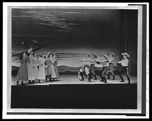 Scene from Oklahoma, Theatre Guild production