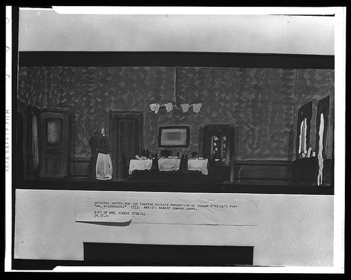 Original sketch for the Theatre Guild's production of Eugene O'Neill's play "Ah, Wilderness!" 1933