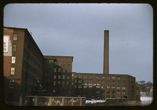Factory buildings in Lowell, Mass.