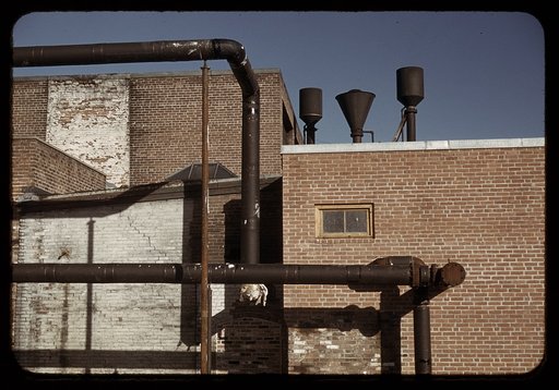 Detail of industrial building in Massachusetts