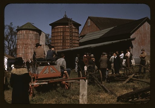 Farm auction, Derby, Conn.