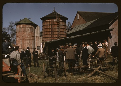 Farm auction, Derby, Conn.