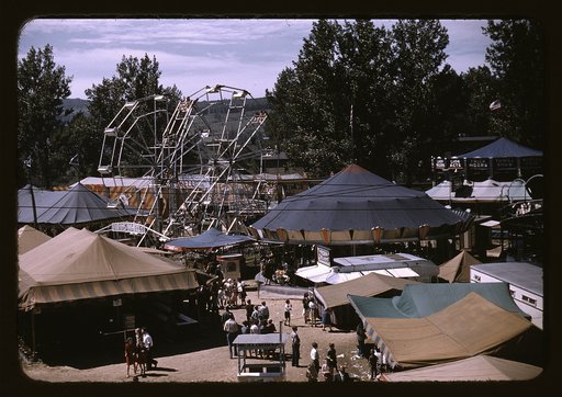 Side shows at the Vermont state fair, Rutland