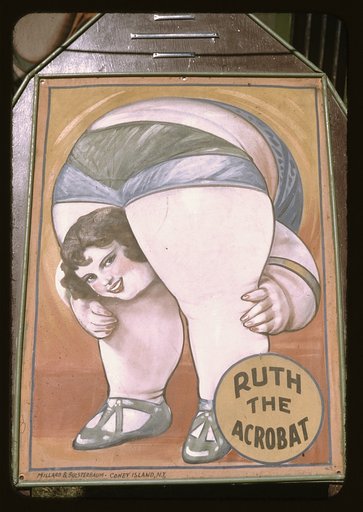 Poster for a side show at the Vermont state fair, Rutland