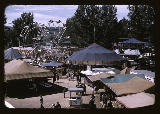 Side shows at the Vermont state fair, Rutland