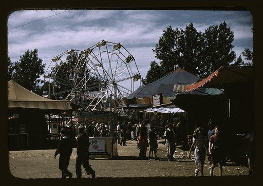 Side shows at the Vermont state fair, Rutland