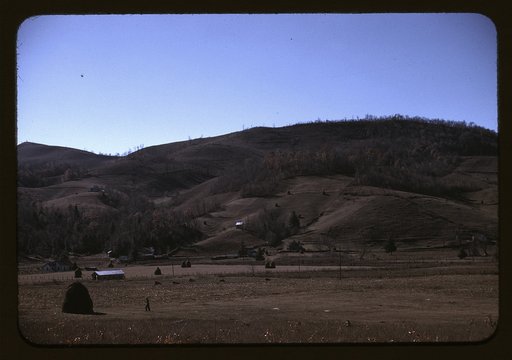 Mountain farm along the Skyline Drive, Virginia